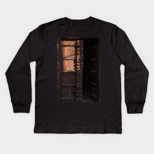 Ancient Doorway Kids Long Sleeve T-Shirt